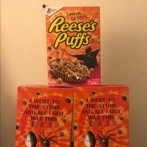 Travis Scott X Reese’s puffs collab